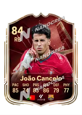 João Cancelo, karta FUT Champions, ocena 84