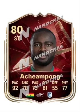 Frank Acheampong, FUT Champions card, rated 80