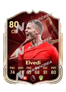Nico Elvedi, FUT Champions card, rated 80