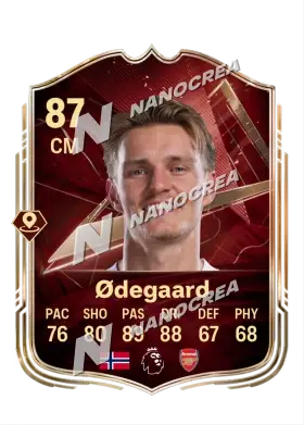 Martin Ødegaard, FUT Champions card, rated 87