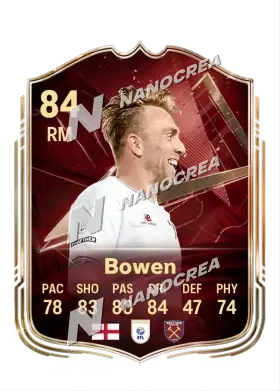 Jarrod Bowen, FUT Champions card, rated 84