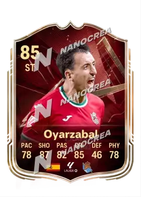 Carta FUT Champions de Oyarzabal, valoración 85