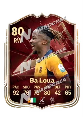 Adriel Ba Loua، بطاقة FUT Champions، بتقييم 80