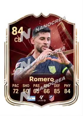 Cristian Romero, FUT Champions kartı, reyting 84