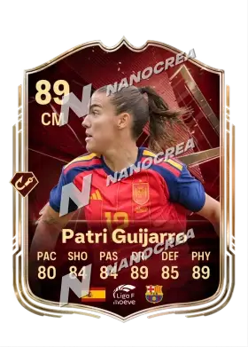 Carta FUT Champions de Patri Guijarro, overall 89
