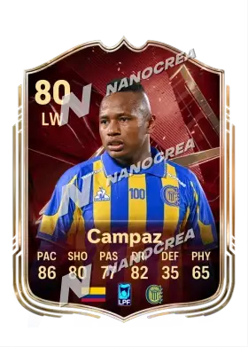 Carta FUT Champions di Jaminton Campaz, valutazione 80