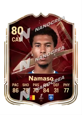 Danny Namaso, FUT Champions card, rated 80