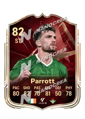 Troy Parrott, FUT Champions kartı, reyting 82