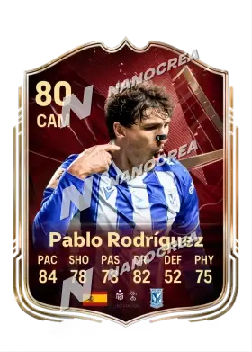 FUT Champions-Karte von Pablo Rodríguez, Wertung 80