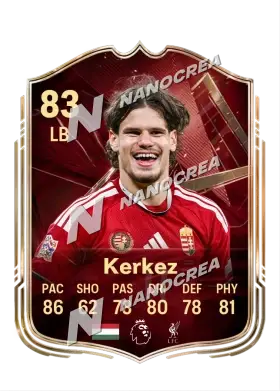 Carte FUT Champions de Milos Kerkez, note 83