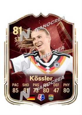 Melissa Kössler, FUT Champions card, rated 81
