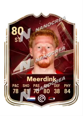 FUT Champions-Karte von Mexx Meerdink, Wertung 80