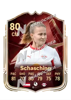 Annabel Schasching, FUT Champions card, rated 80