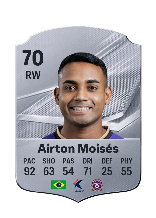 Airton Moisés, Common card, rated 70