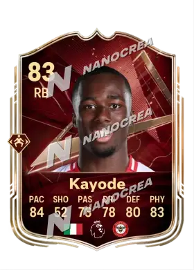 Michael Kayode, karta FUT Champions, ocena 83