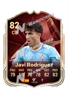 Carte FUT Champions de Javi Rodríguez, note 82