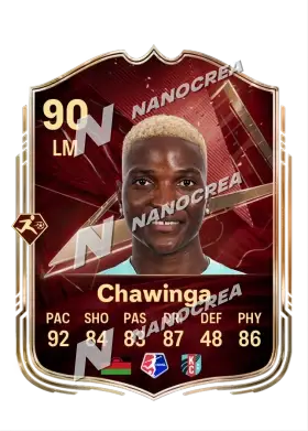 Carta FUT Champions di Temwa Chawinga, valutazione 90