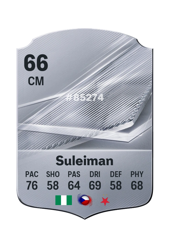 Carta Common de Mubarak Suleiman, valoración 66