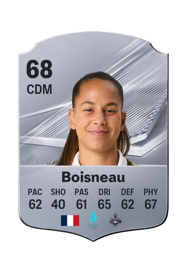 Charlotte Boisneau, Common card, rated 68