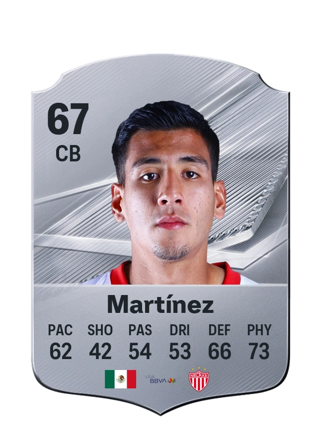 Raúl Martínez, Common card, rated 67
