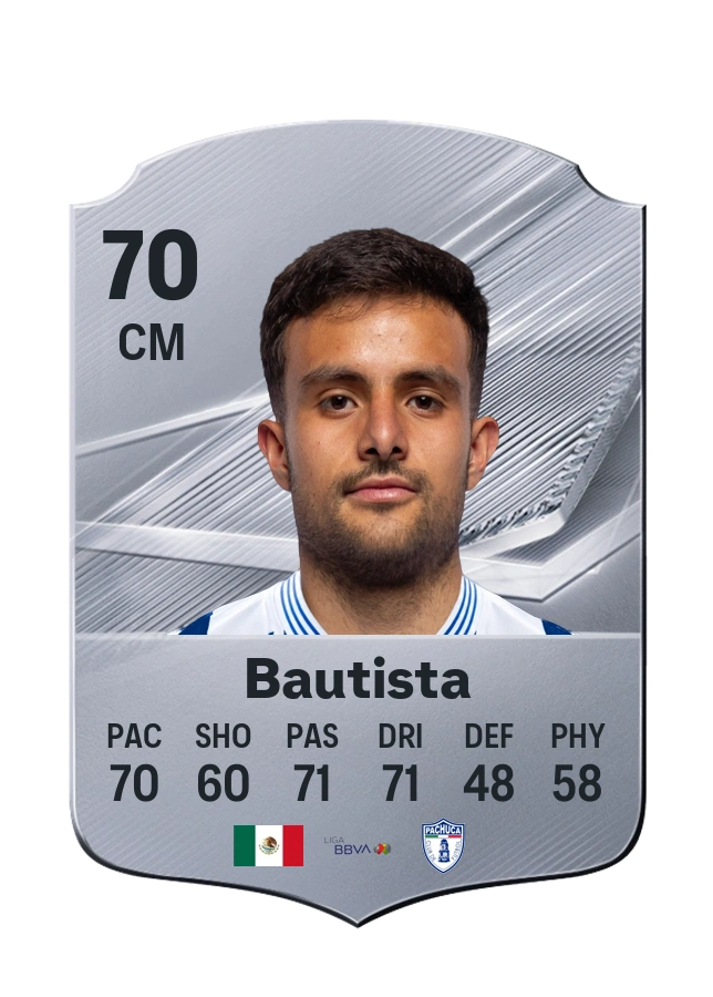 Alán Bautista, Common card, rated 70