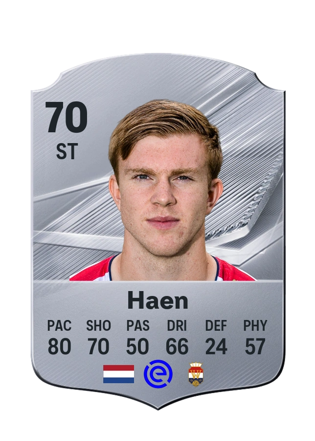 Devin Haen, Common card, rated 70