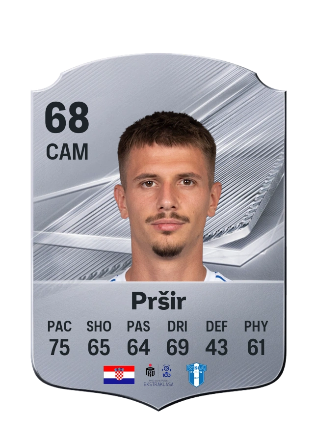 Jurica Pršir, Common card, rated 68