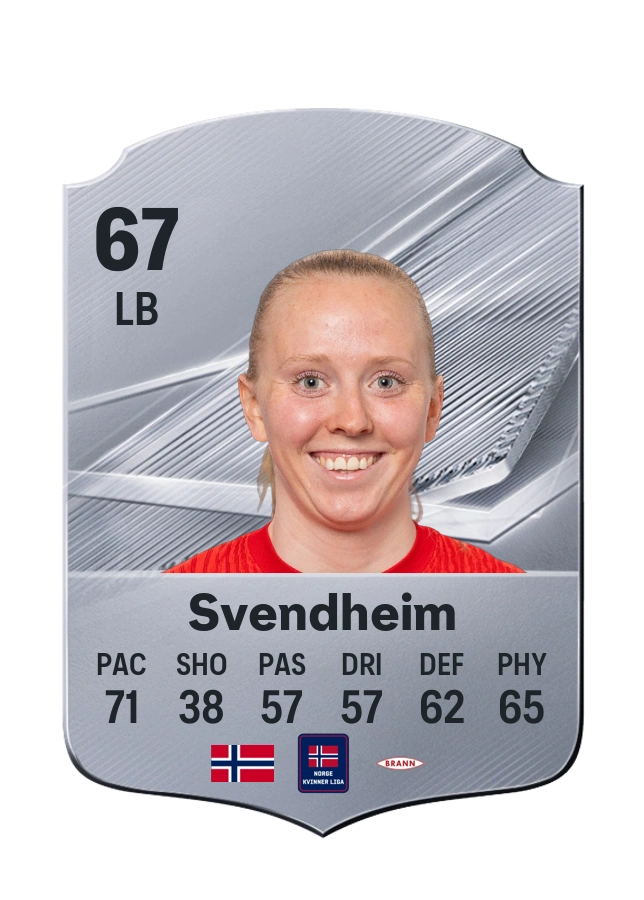 Tomine Svendheim, Common kartı, reyting 67