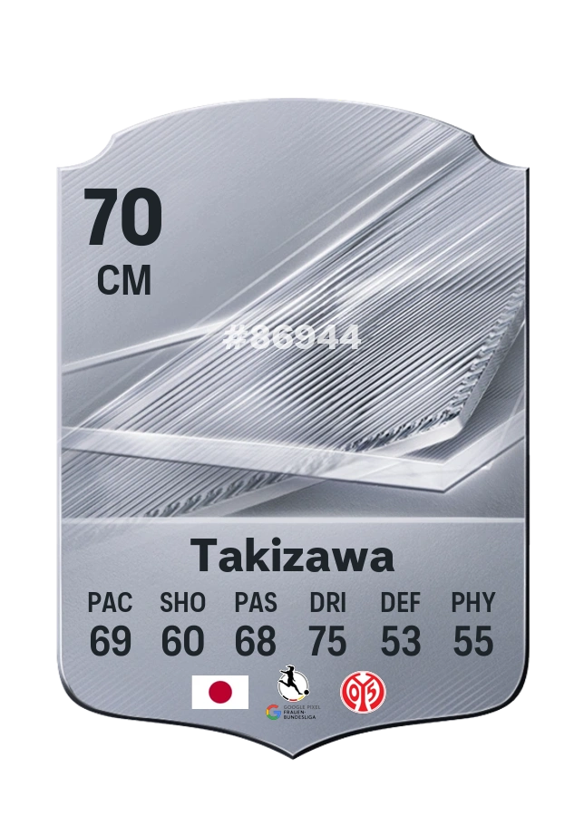 Carta Common di Rio Takizawa, valutazione 70