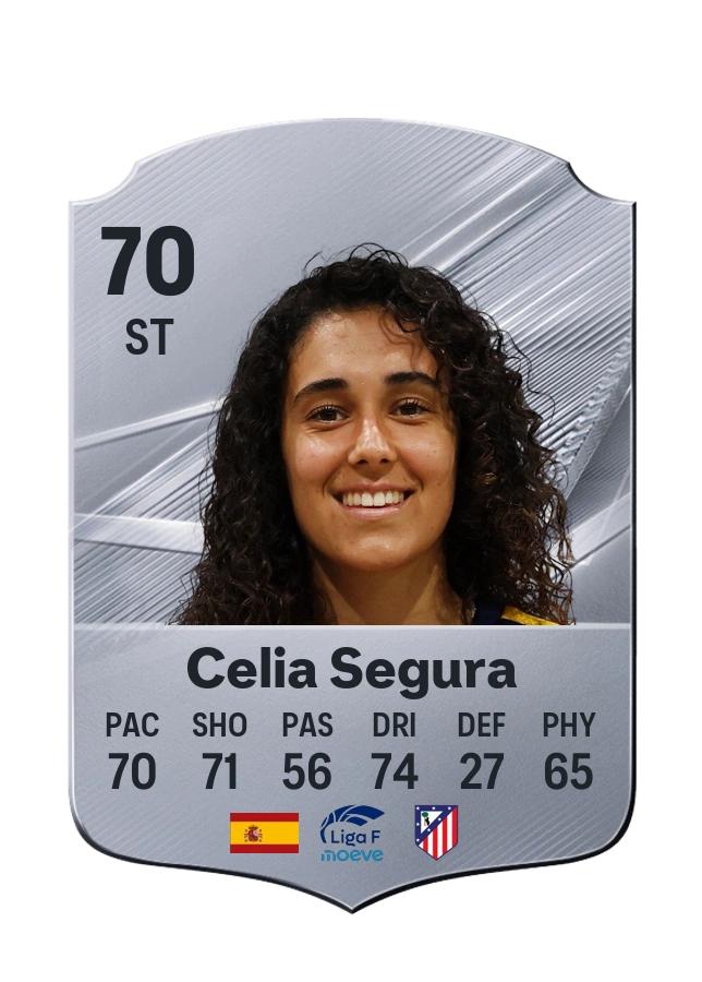 Celia Segura, Common card, rated 70