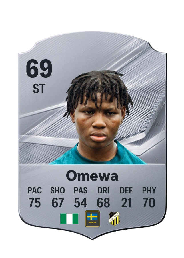 Joy Omewa, karta Common, ocena 69