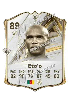 Samuel Eto'o, Base Icon kartı, reyting 89