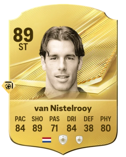 Card Ruud van Nistelrooy 89, official EA preview