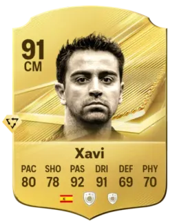 Card Xavi 91, official EA preview