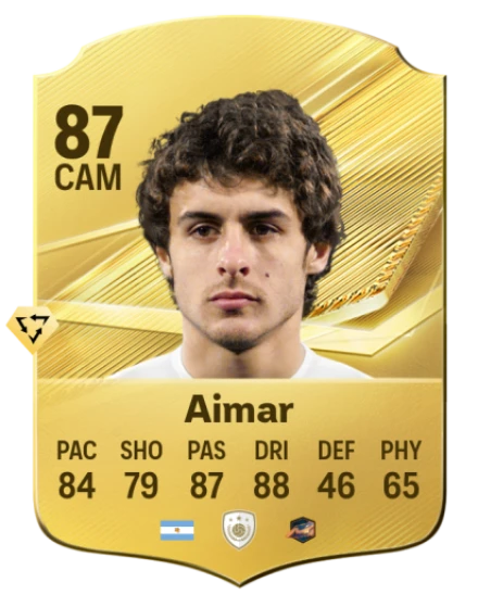 Card Pablo Aimar 87, official EA preview