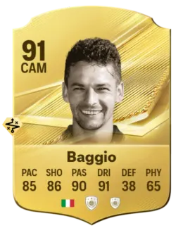 Card Roberto Baggio 91, official EA preview