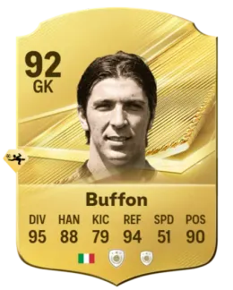 Card Gianluigi Buffon 92, official EA preview