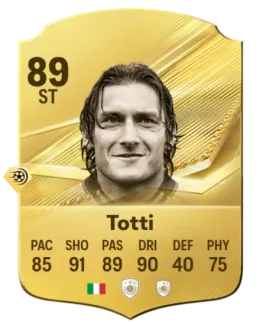 Card Francesco Totti 89, official EA preview