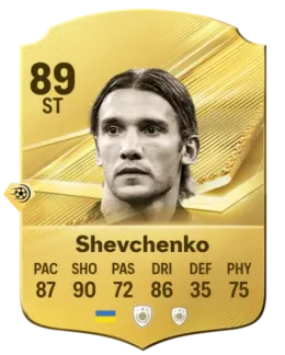 Card Andriy Shevchenko 89, official EA preview