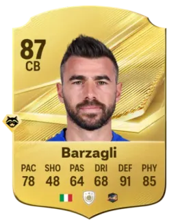 Card Andrea Barzagli 87, official EA preview