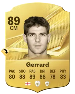 Card Steven Gerrard 89, official EA preview