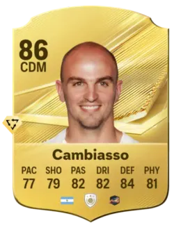 Card Esteban Cambiasso 86, official EA preview
