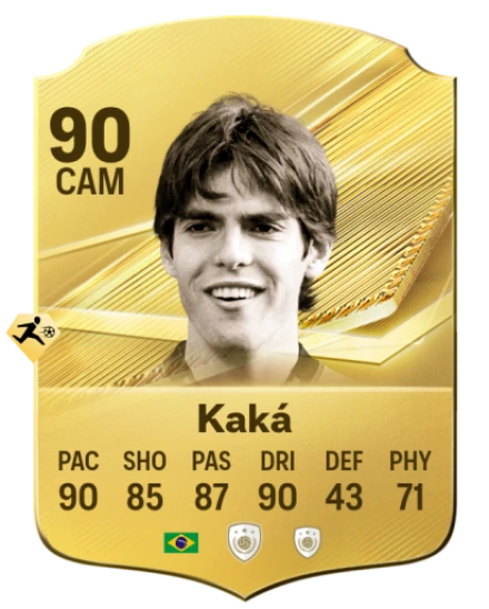 Card Kaká 90, official EA preview