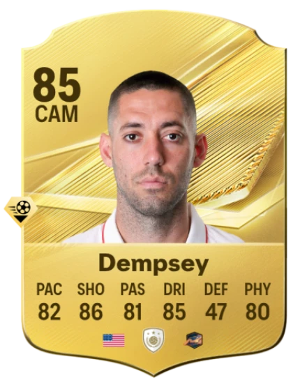 Card Clint Dempsey 85, official EA preview