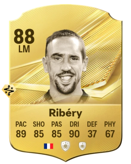 Card Franck Ribéry 88, official EA preview