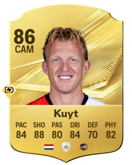 Card Dirk Kuyt 86, official EA preview