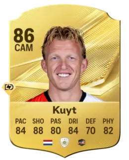 Card Dirk Kuyt 86, official EA preview