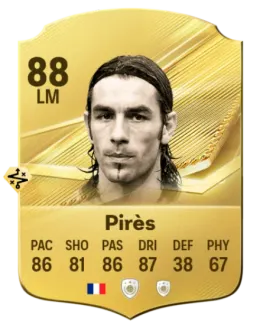 Card Robert Pirès 88, official EA preview