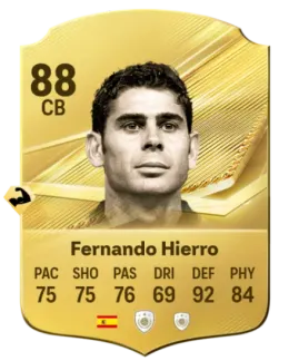 Card Fernando Hierro 88, official EA preview