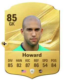Card Tim Howard 85, official EA preview